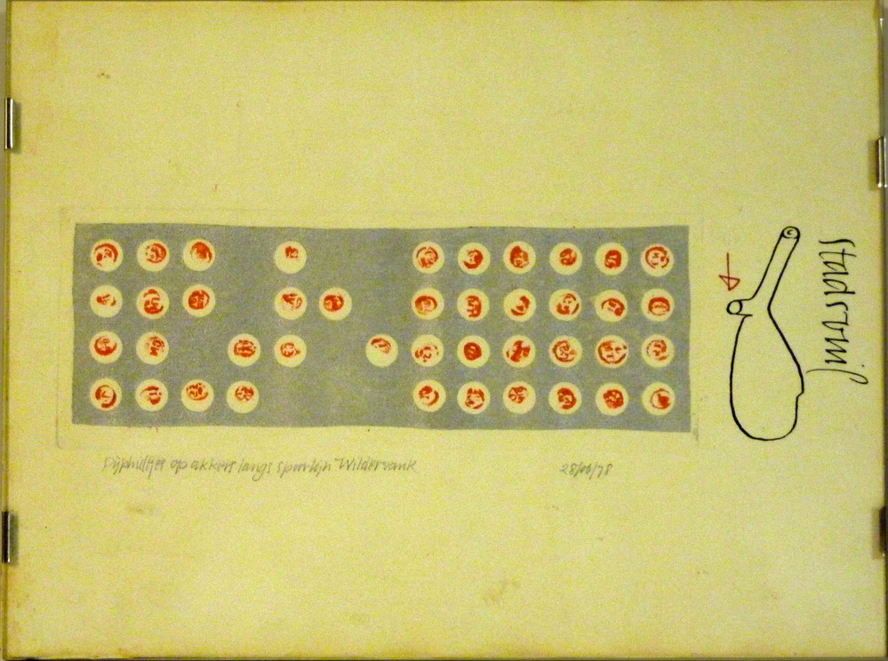 pijphieltjes op akkers langs spoorlijn Wildervank
