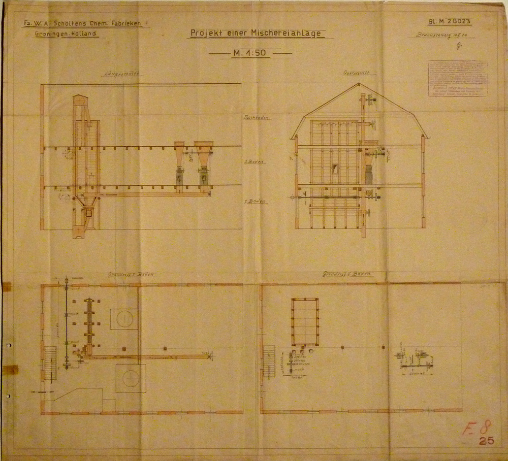 project einer mischerei Anlage
