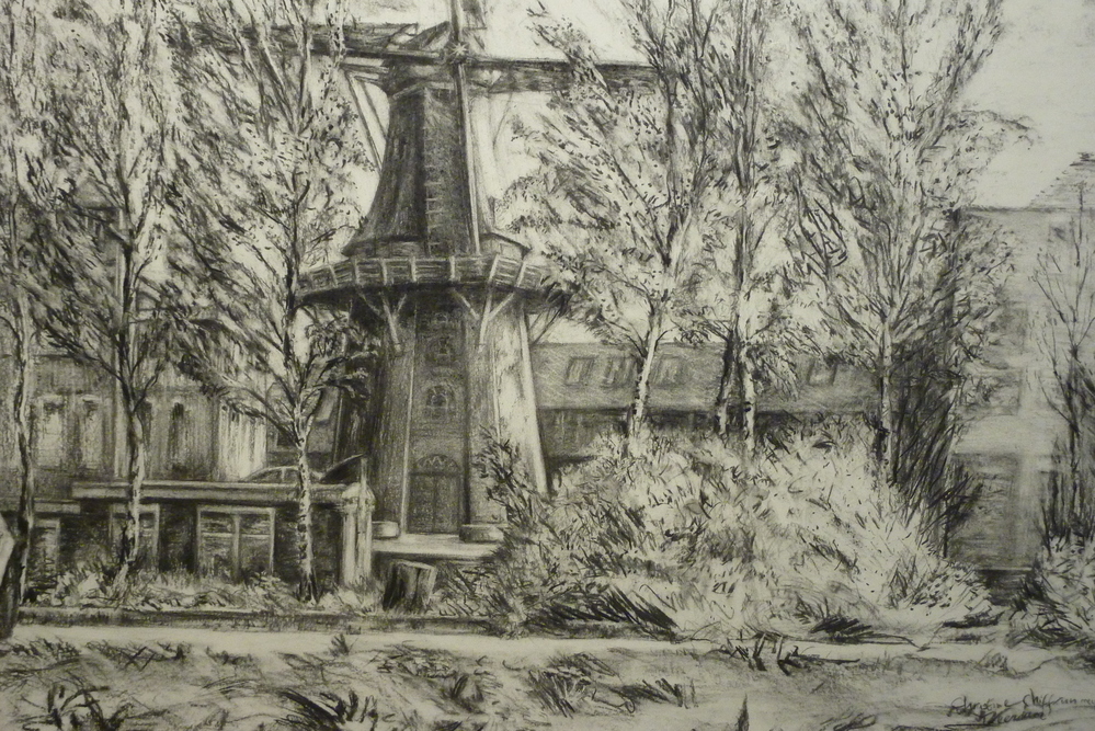 Molen Bus aan de Molenstreek te Veendam