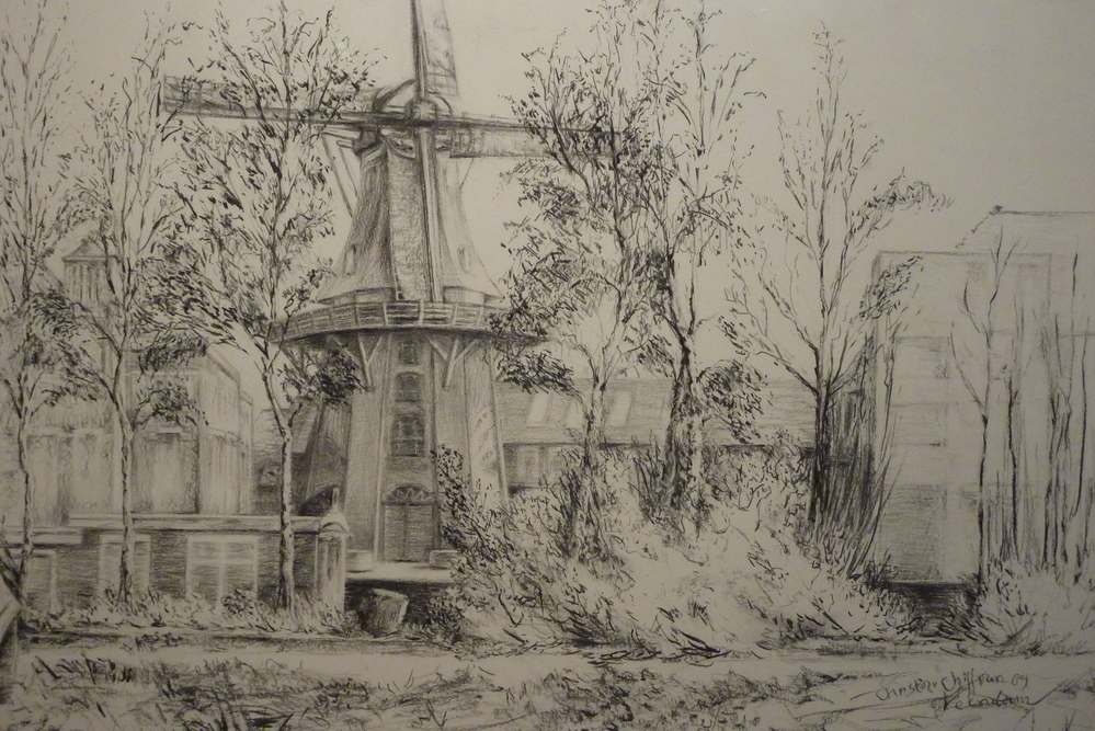 Molen Bus aan de Molenstreek te Veendam