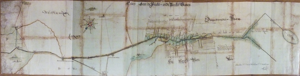 Kaart van de Peekel en de Peekel Veenen