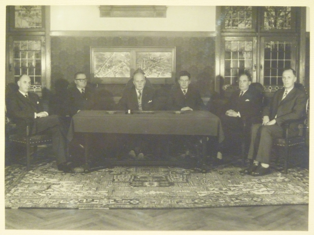 B & W & Directie Gemeentewerken Veendam onder burgemeester Hoogkamp 1939-1963