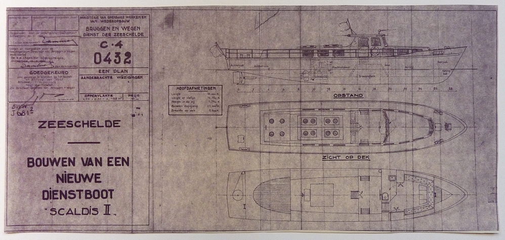 Zeeschelde bouwen van een nieuwe dienstboot Scaldis II
