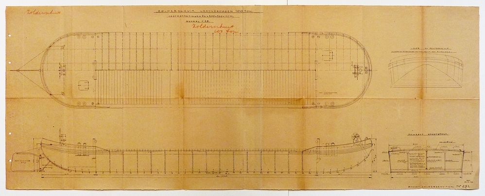 zolderschuit laadvermogen 100 ton schaal 1: 25 No 271