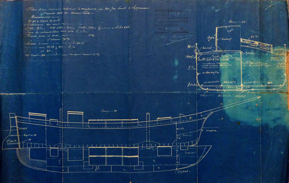 plan dún zeilaak / caboteur / a construire par mr Jac Smit te Sappemeer