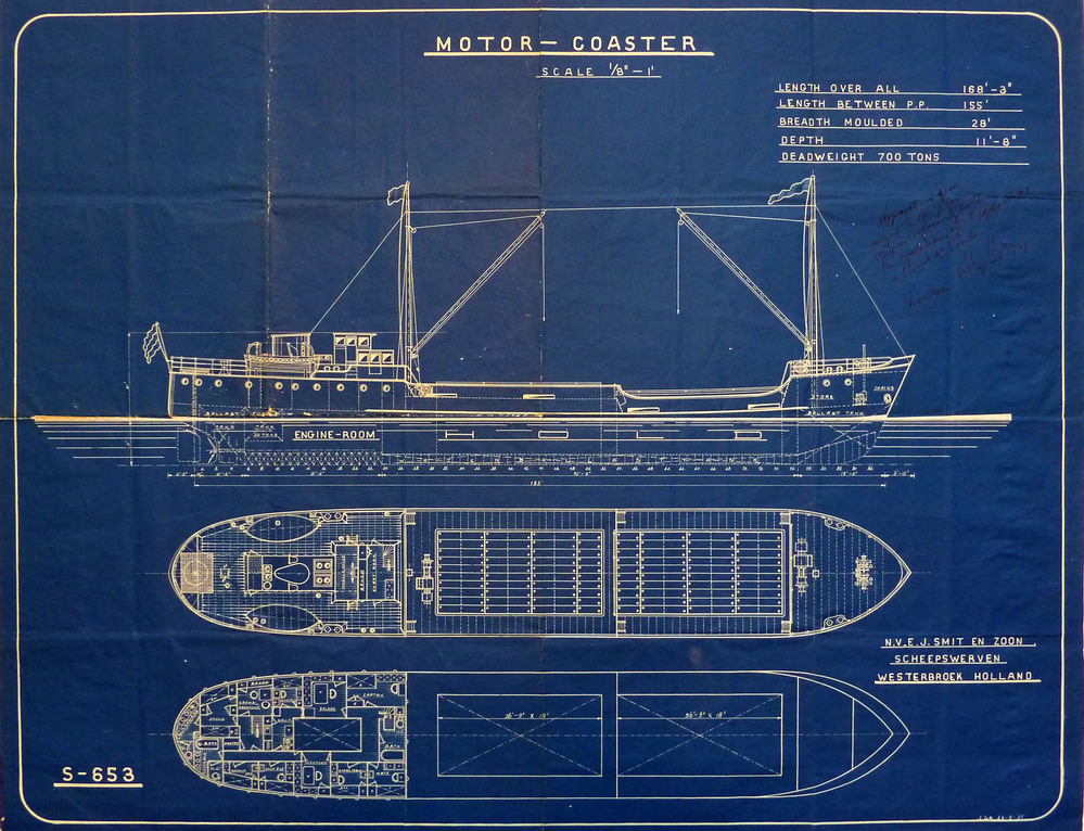 Motor Coaster scale 1/8 - 1 NVE J.Smit en Zoon Scheepswerven Westerbroek Holland S-653