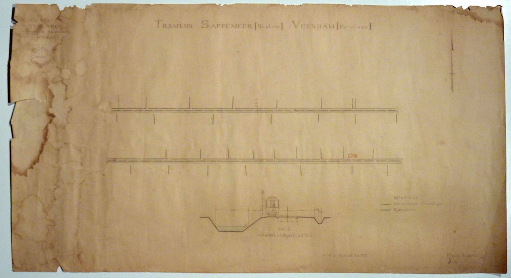 tramlijn Sappemeer (Station ) Veendam (Kerklaan ) blad 5