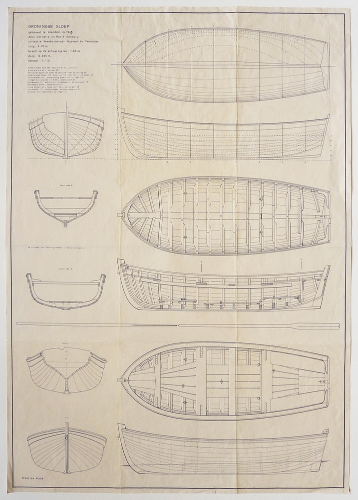 groningse sloep gebouwd te Veendam in 1947 door Cornelis en Roelf Oorburg