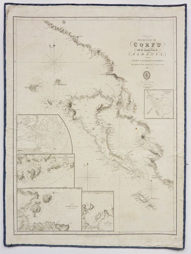 Corfu en de kust van Albanie