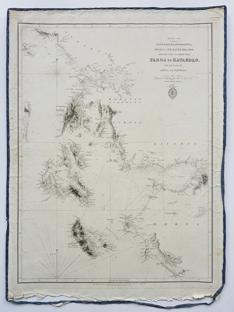 Parga en Katakola en de golf van Arto & Potras en de kust van Griekenland