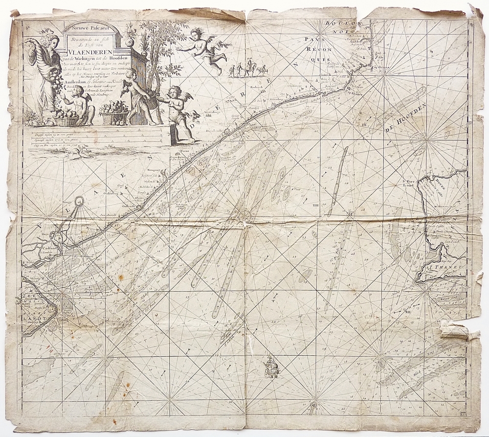 nieuwe pascaert van de kust van Vlaanderen van de wielingen tot de hoofden
