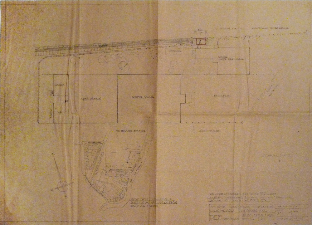 situatie transformatorstation oude pekela oosterschool