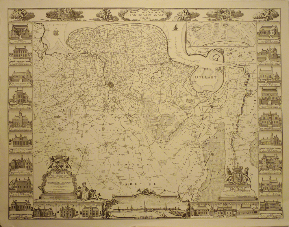 Nova Totius Provinciae Groningo Omlandiae Tabula