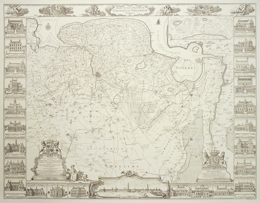 Nova Totius Provinciae Groningo Omlandiae Tabula