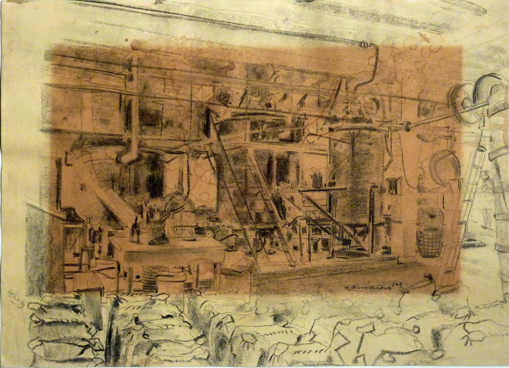 fabrieksinterieur W.A.Scholten fabriek