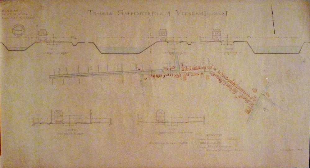 tramlijn Sappemeer (Station ) Veendam (Kerklaan ) blad 6