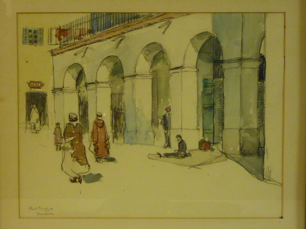 straat Bou Saâda in Algerije