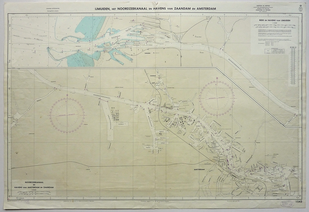 ijmuiden , het noordzeekanaal en havens van zaandam en amsterdam
