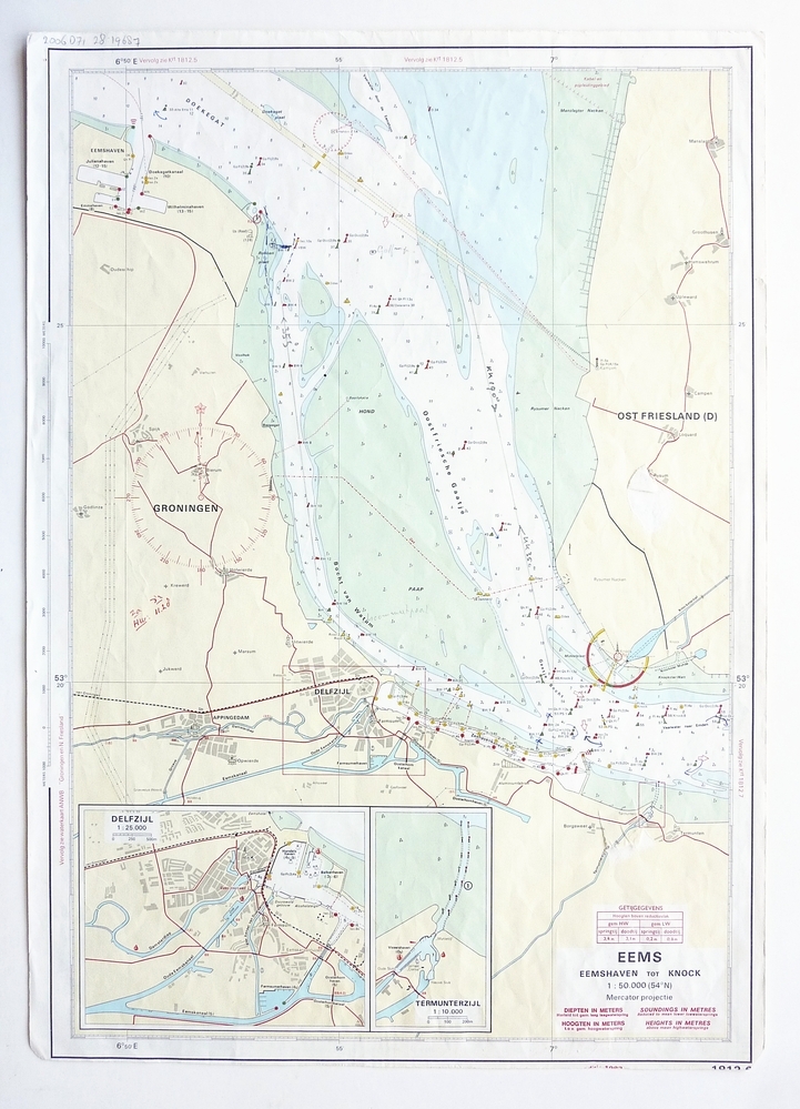 eems eemshaven tot knock / waddenzee borkum en eemshaven tot norddeich