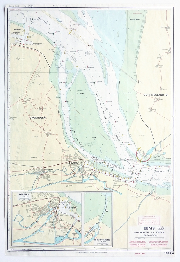 eems eemshaven tot knock / waddenzee borkum en eemshaven tot norddeich