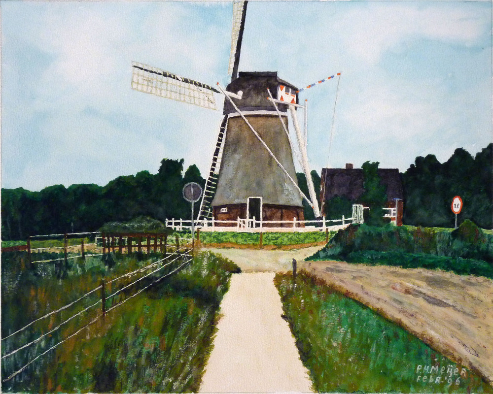 poldermolen Weddermarke te wedderbergen
