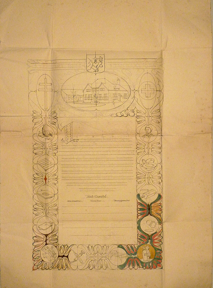 ontwerp 50 jaar Groene Kruis Veendam