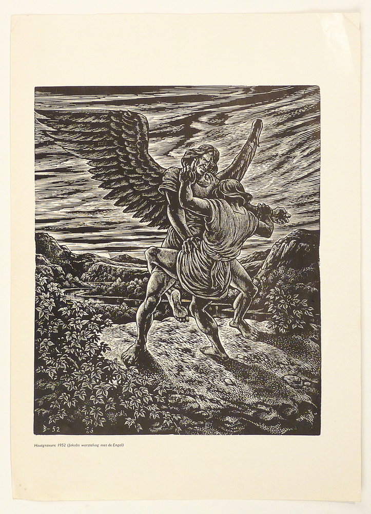 reclame voor tentoonstelling en boek afdrukken van gravures