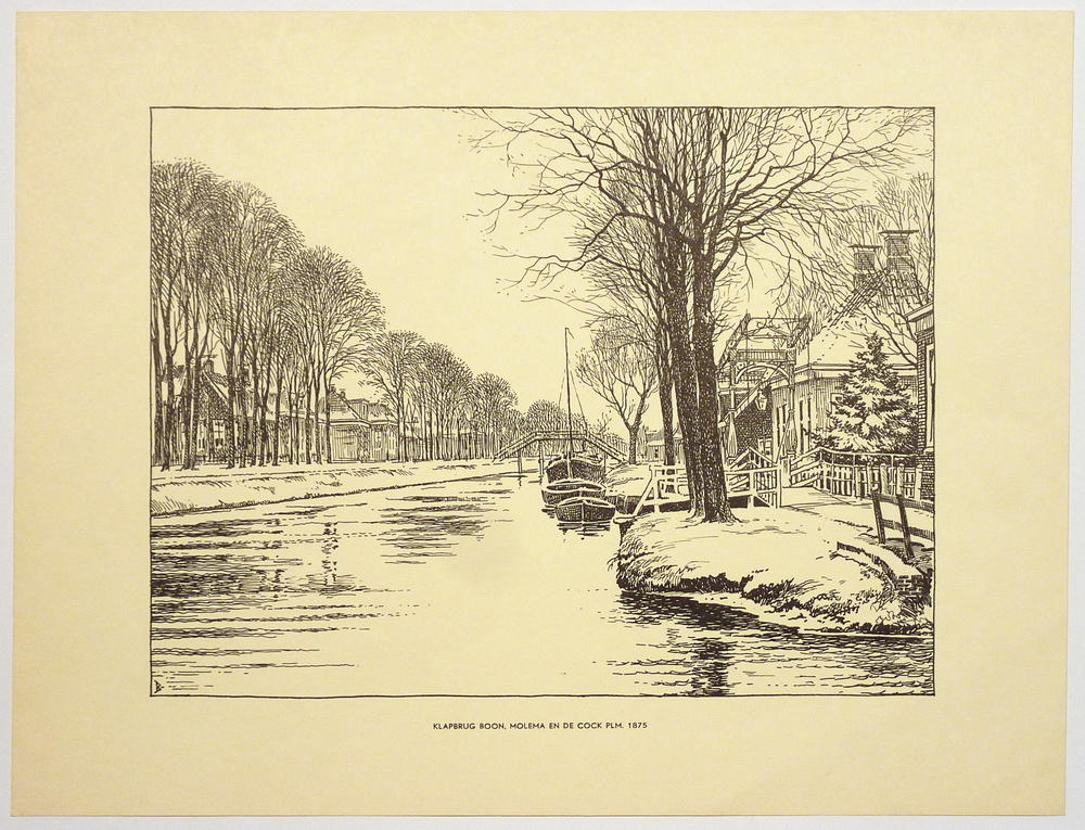 klapbrug Boon , Molema en de Cock 1875