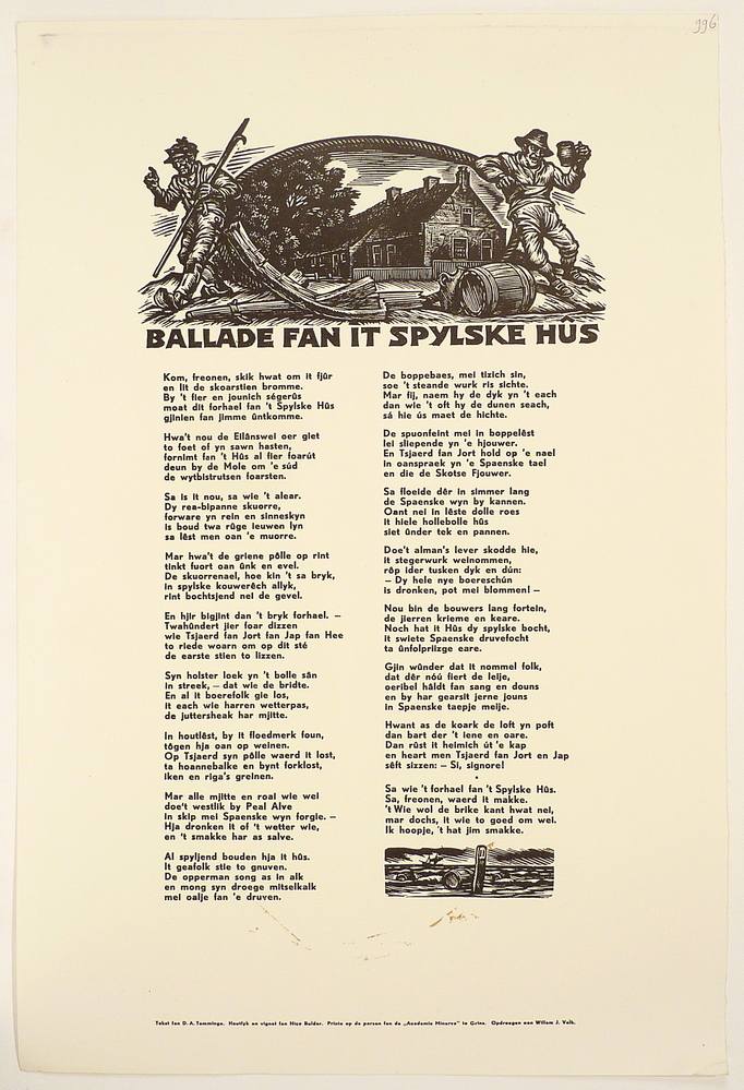 ballade fan it spylske hus