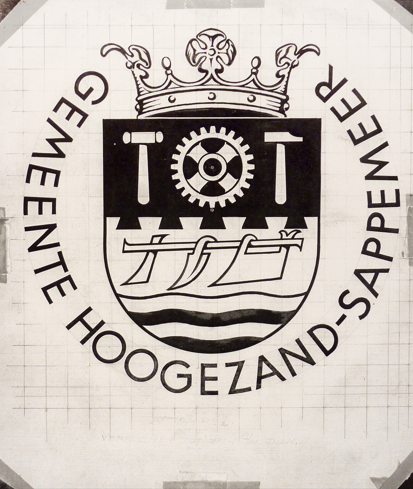gemeente wapen hoogezand - sappemeer