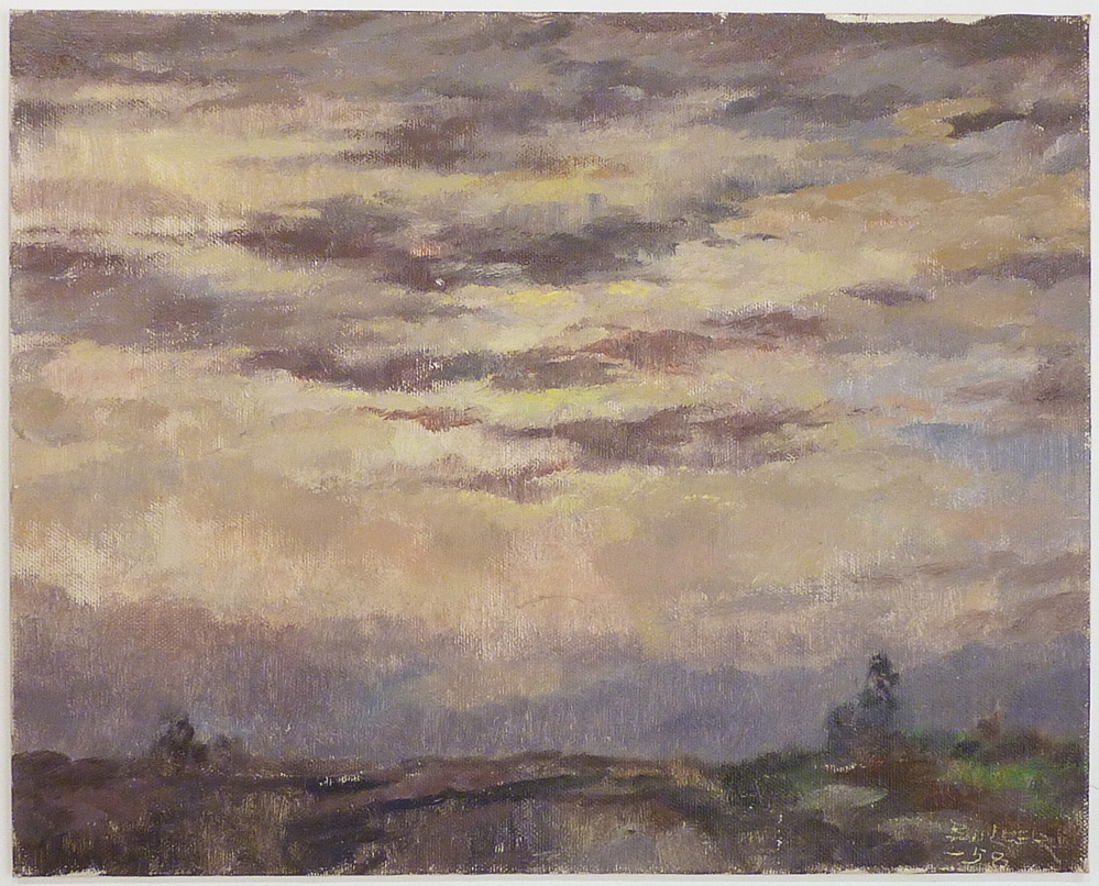 lucht boven landschap