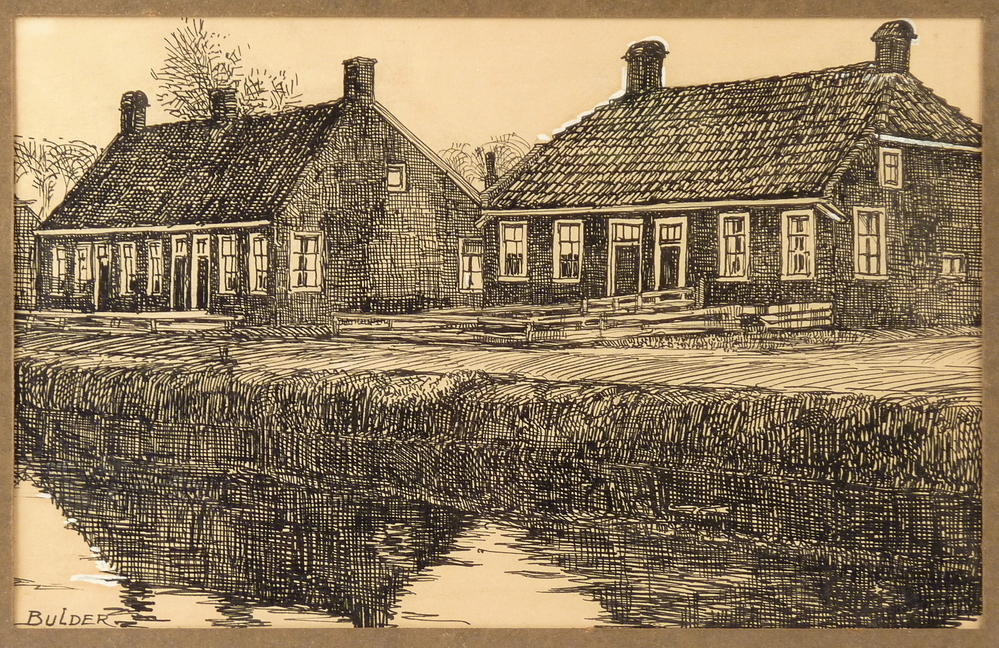 twee huisjes aan diep