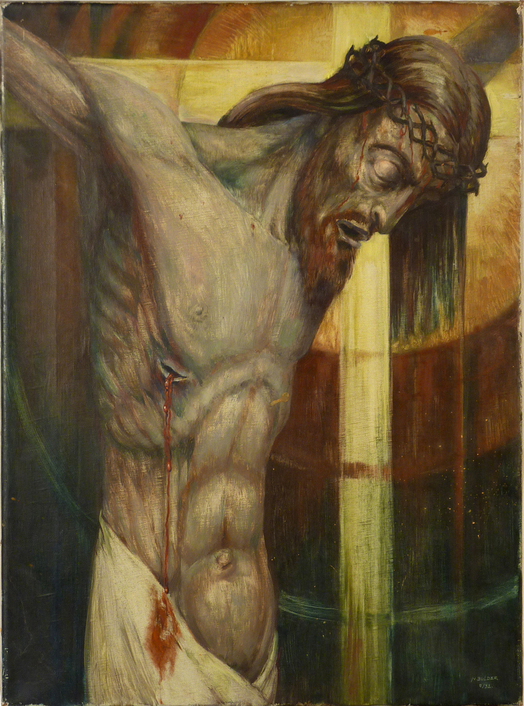 Christushoofd met doornenkroon