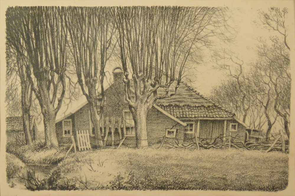 litho boerderij te Stootshorn