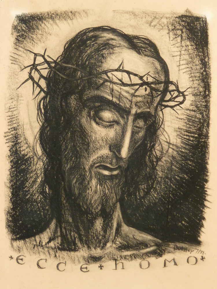 Christushoofd met doornenkroon