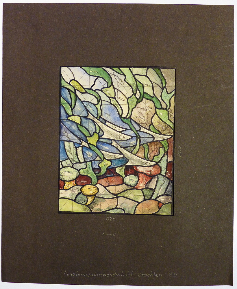 vissen en wieren 625 links landbouwhuishoudschool drachten schaal 1: 5