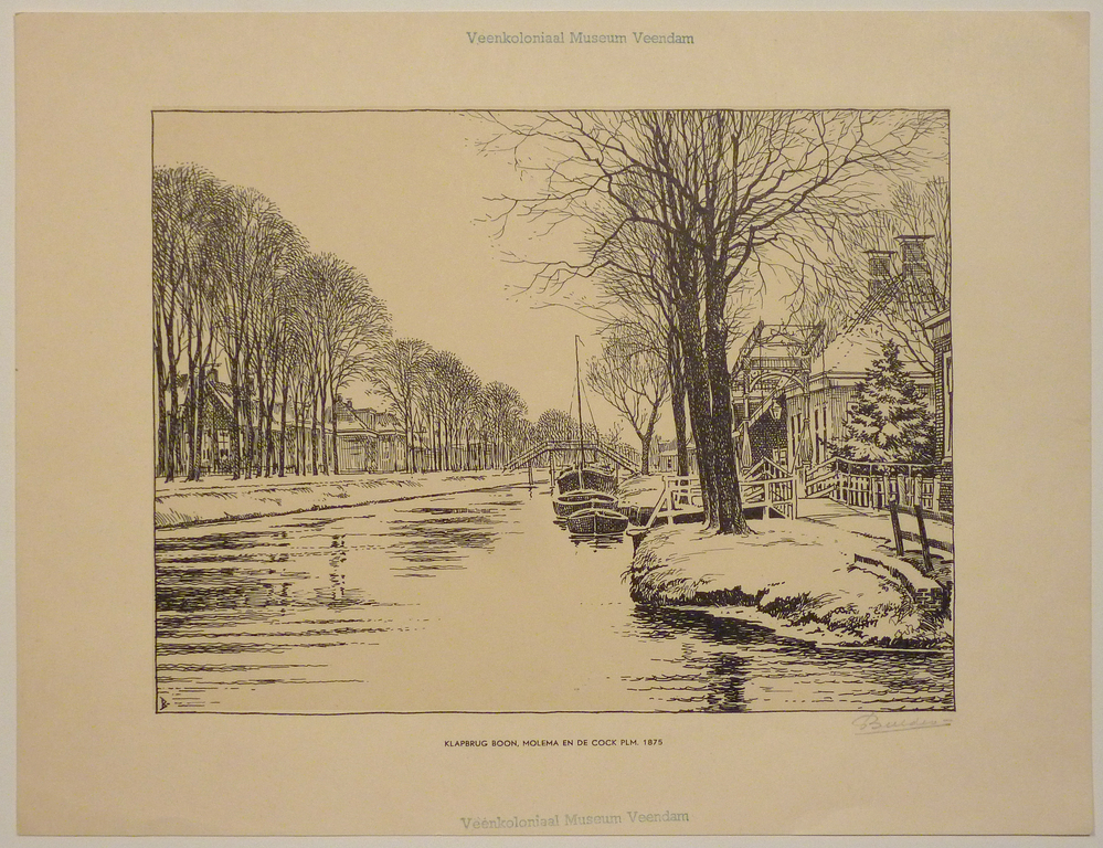 klapbrug Boon , Molema en de Cock plm 1875