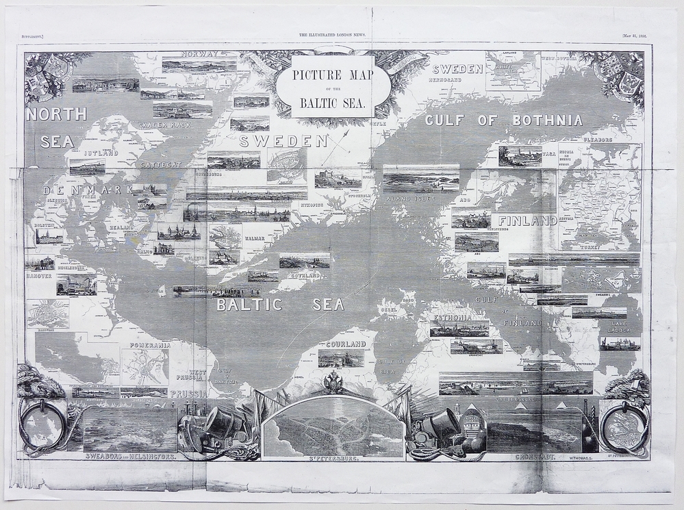 picture map of the baltic sea