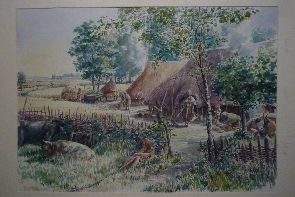 jagers / boeren, ijzertijd nederzetting