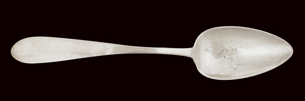 oostzeelepel trembleersteek Koningsberg HD = Carl Heinrich Dengel 12 S gepunte inscriptie Gustav Moeller Schiffs Mackler Koeningsberg 1856