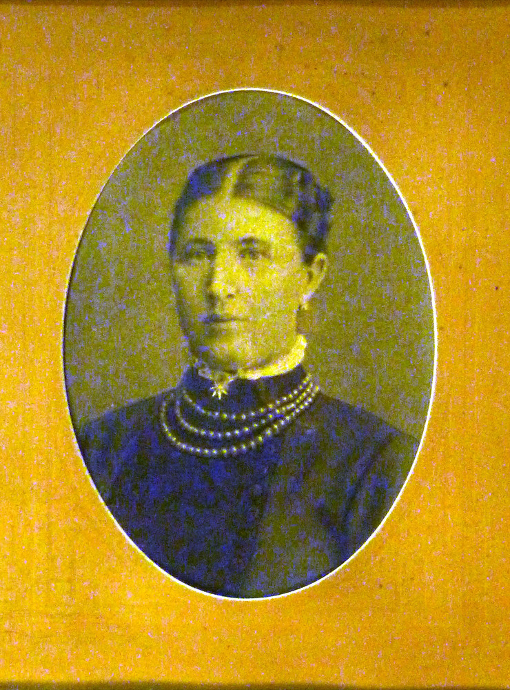 Jantje de Lange - Wollerich, geboren 1862 te Veendam, overleden op 30-03-1899 te Zuidwending, Veendam, getrouwd op 09-05-1888 te Veendam met Berend de Lange, landbouwer.  broer van de uitgever