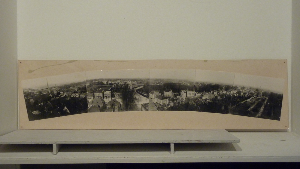 opname vanaf de toren van de Hervormde Kerk te Veendam.