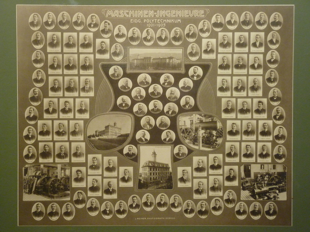maschinen inginieure eidg. polytechnikum 1901-1905 ( 123 portretten met hiertussen S. Duintjer)