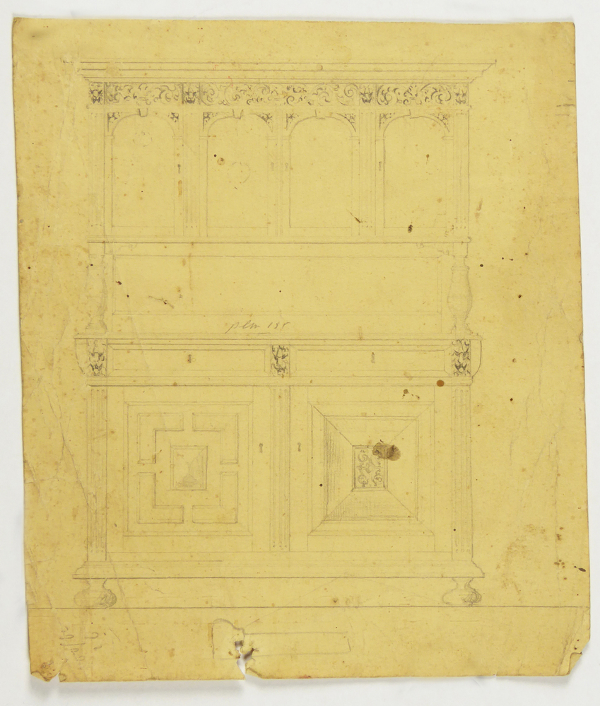kast en op de achterkant een console