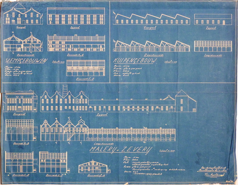 slempgebouwen kuipengebouw malerij + zeverij cooperatieve ardappelmeelfabriek Musselkanaal en Omstreken Ter Apelkanaal