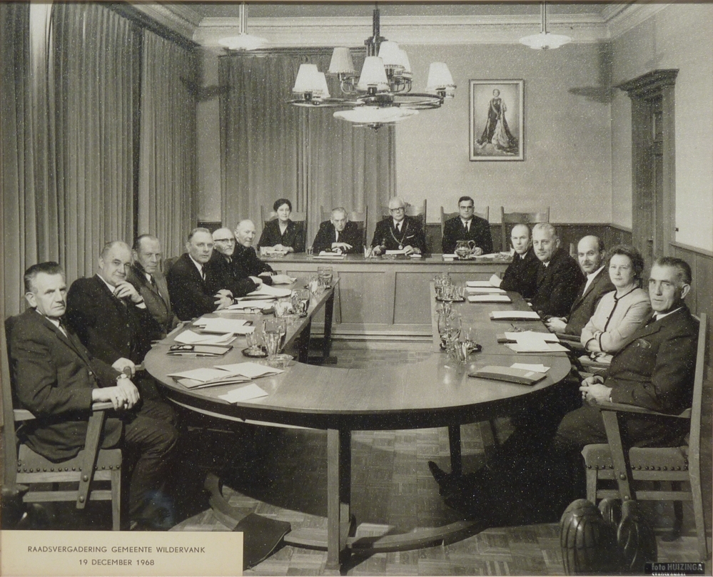 raadsvergadering Gemeente Wildervank 19 december 1968