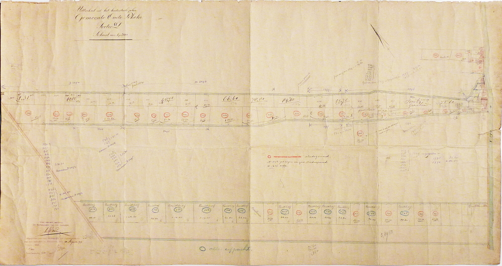uittreksel kadastrale plan gemeente Oude pekela.