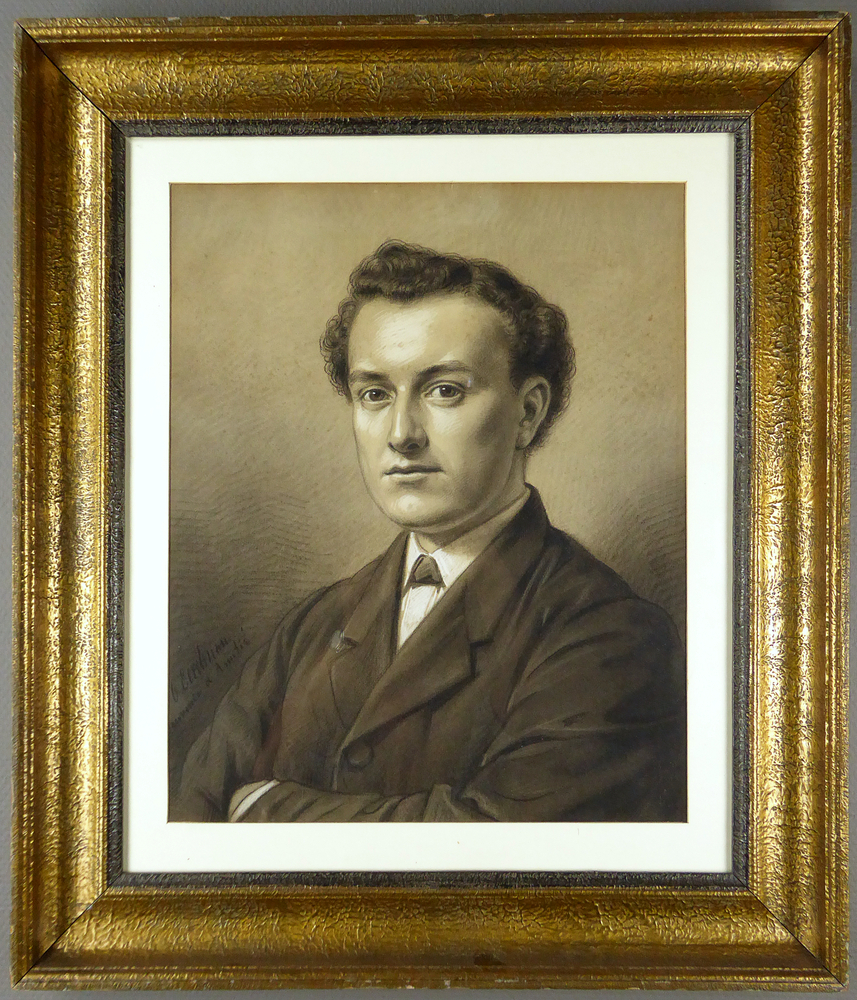 mansportret voorstellende Jan Evert Scholten