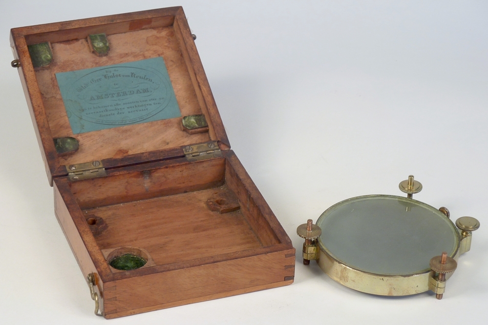 reflectiecirkel behorende bij een kunstmatige horizon. 
Gebruikt op zee. De reflectiecirkel heeft één (richt)kijker of telescoop, om in combinatie met reflecterende spiegels de hoek tussen een hemellichaam en de horizon of tussen hemellichamen te meten. De reflectiecirkel werd als een sextant in de hand gehouden.