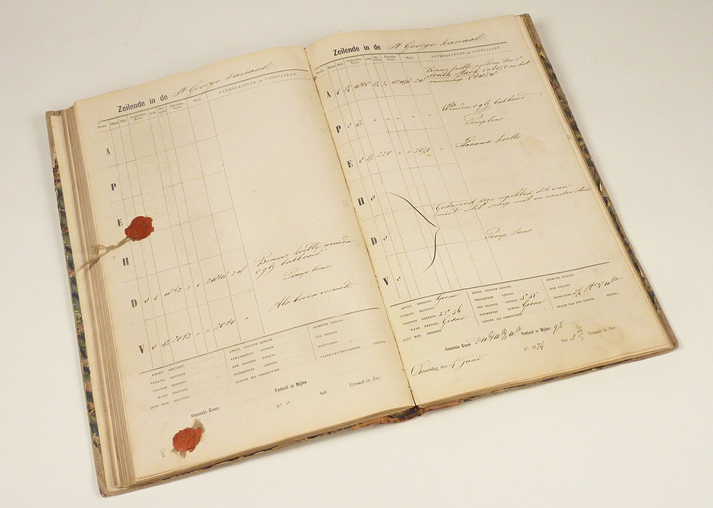 Journaal gehouden aan boord van het Ned.l. Schoonerschip Louisa en Maria, gevoerd door kapitein H.A.Hazewinkel R. zoon, op de reize naar Montevideo. Harm Adde Hazewinkel, (stoomboot)kapitein, geboren 17-10-1845 aan het Oosterdiep gem. Veendam, overleden 24-02- 1892 te Rotterdam, zoon van Ruurt Abraham Hazewinkel, schipper en Grietje Harms van der Wal, getrouwd 03-06-1880 te Zuidbroek met Magrietha Kampen, geboren 09-09-1859 te Sappemeer, dochter van Gerrit Kampen en Jacoba Petronella Nienhuis, renteniersche.